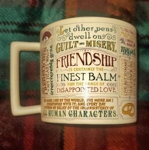 Jane Austen quotes coffee mug EUC